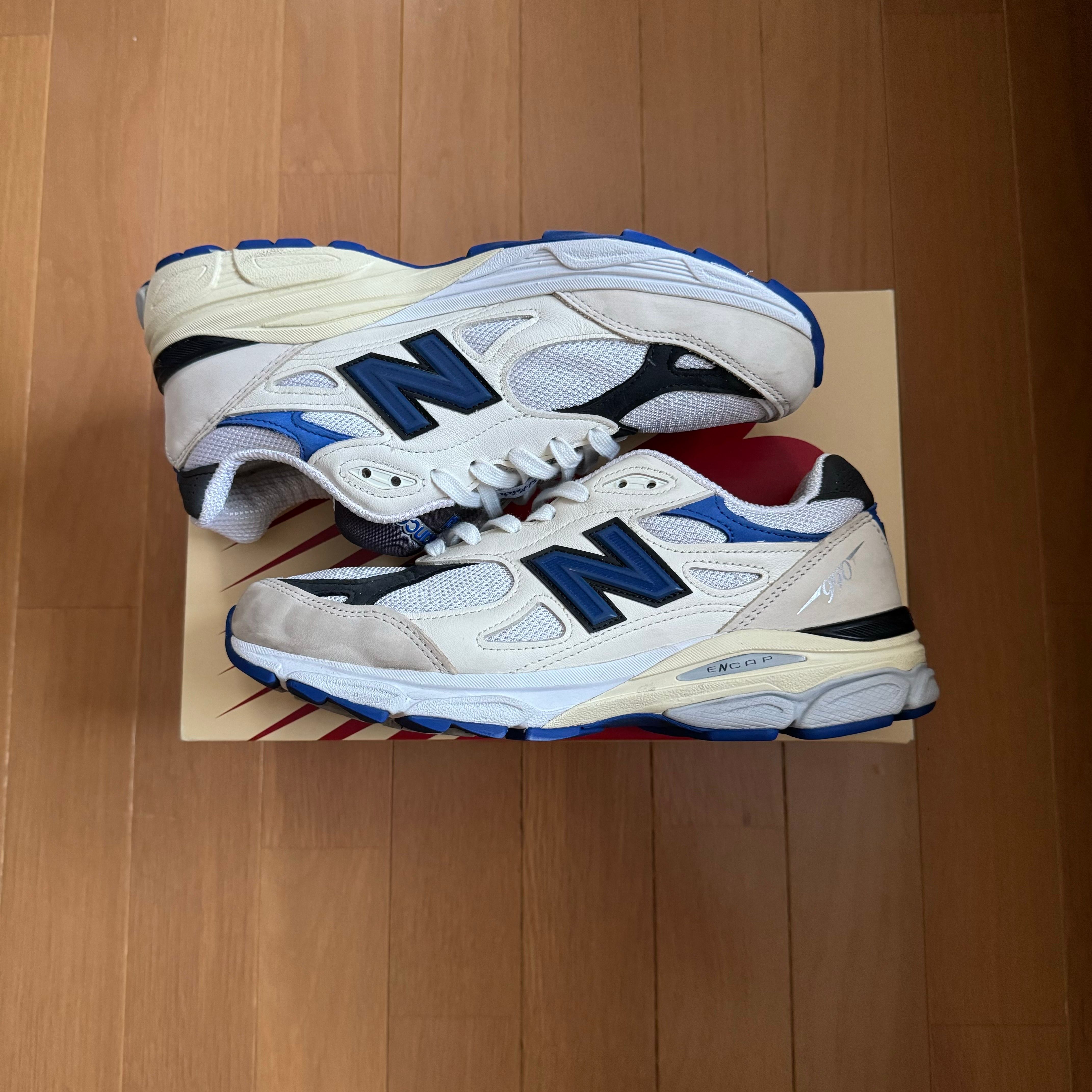 New Balance 990V3 "White/Navy"
