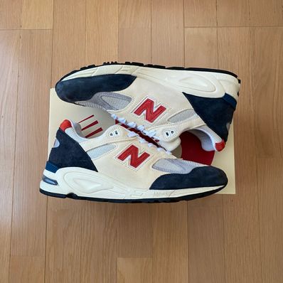 New Balance 990V2 "Red/White/Navy"