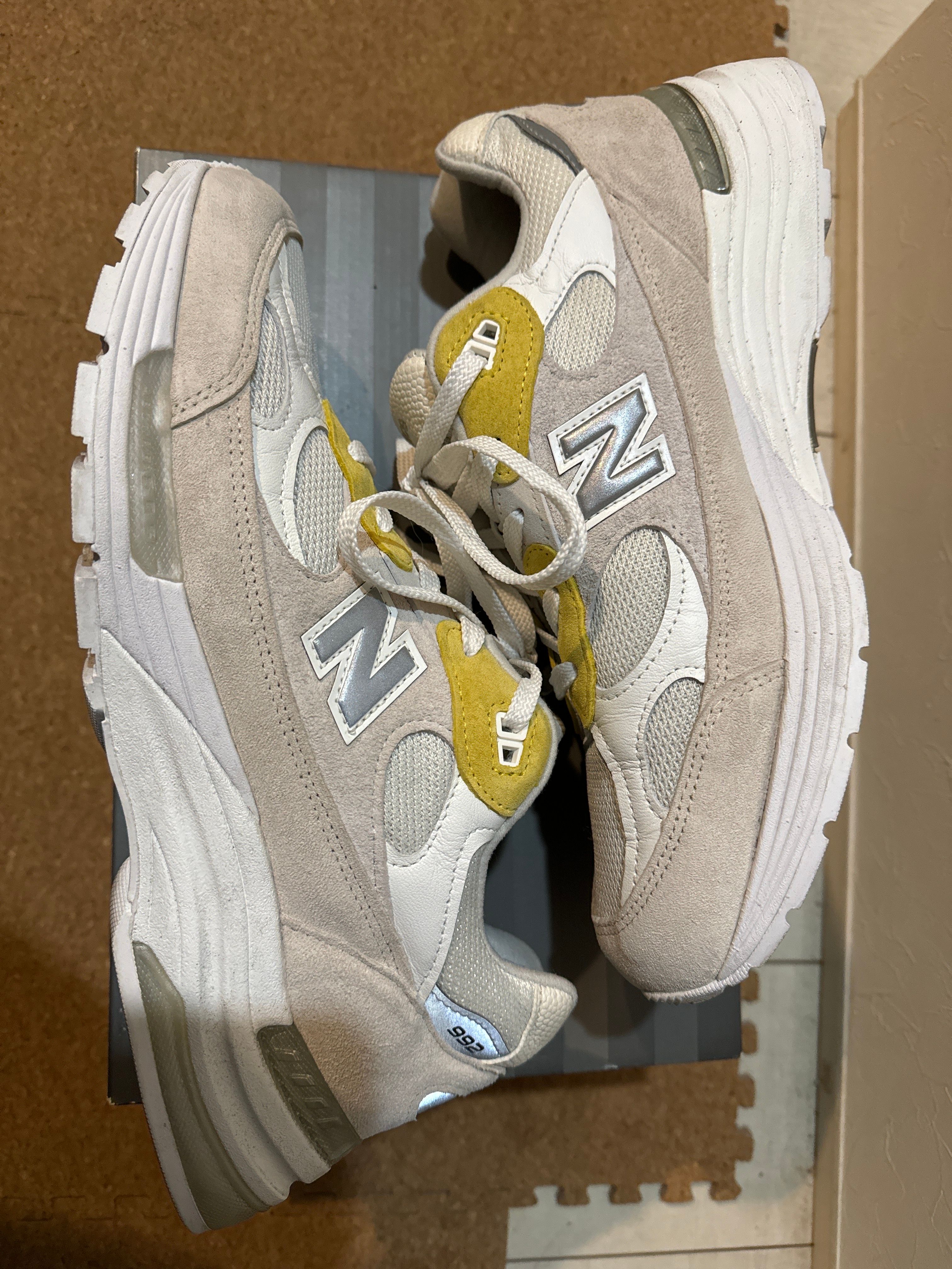 Paperboy × New Balance 992 "Fried Egg"