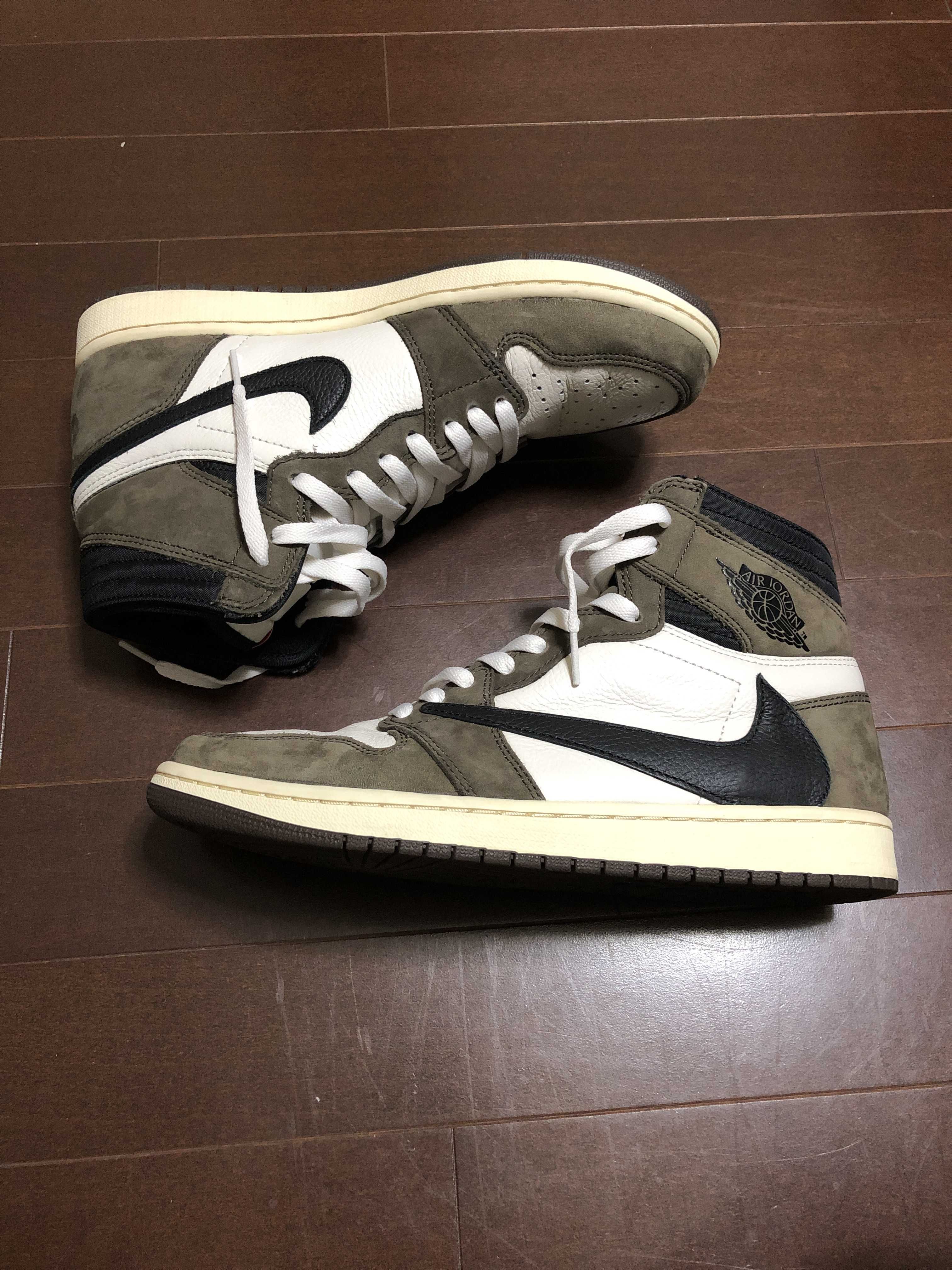 Travis Scott × Nike Air Jordan 1 Retro High OG TS SP "Sail/Dark Mocha"