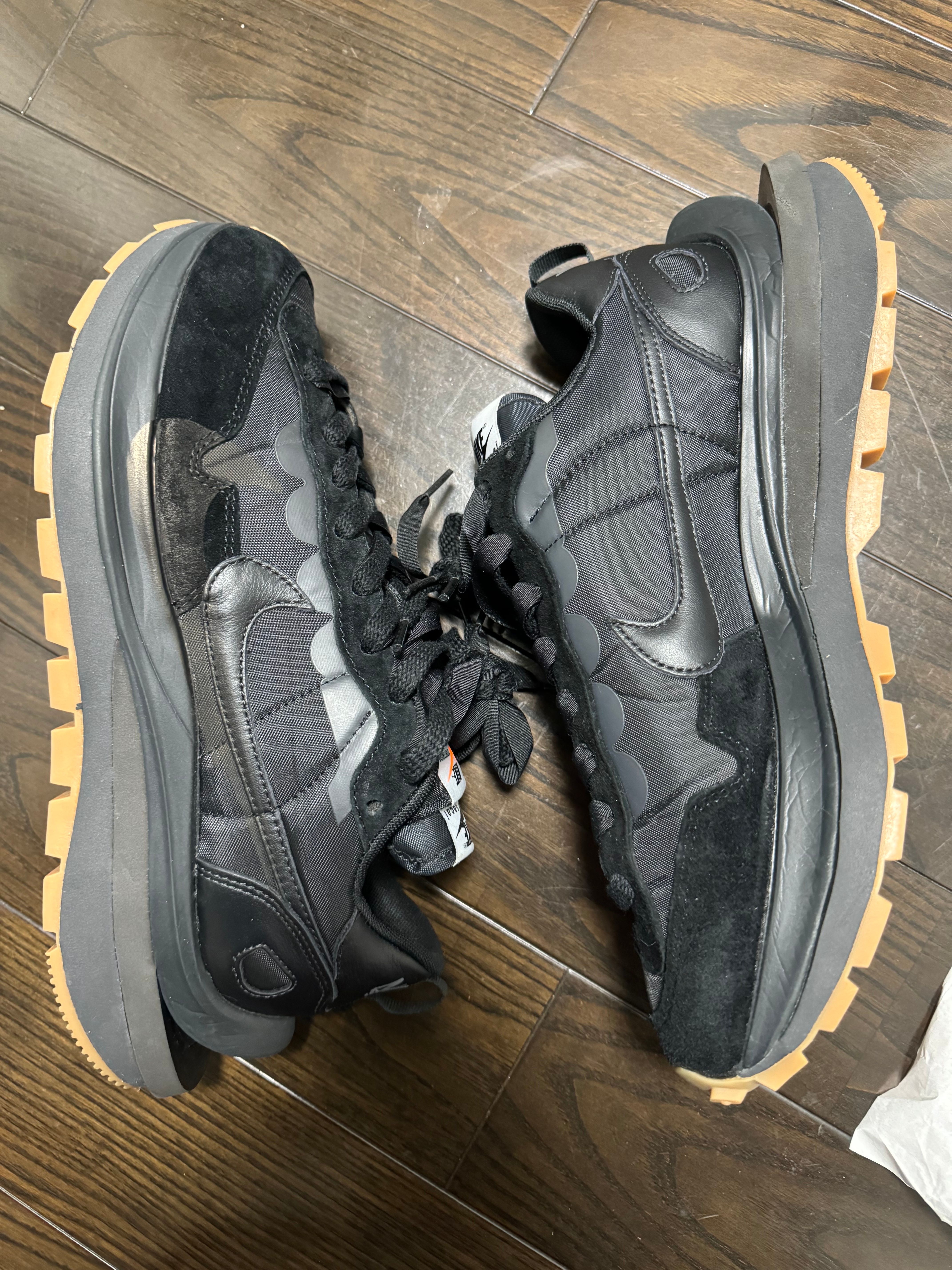 sacai × Nike VaporWaffle "Black Gum"