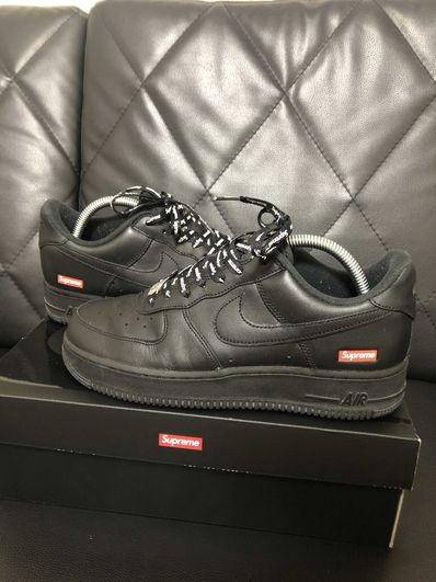 Supreme × Nike Air Force 1 Low "Black"
