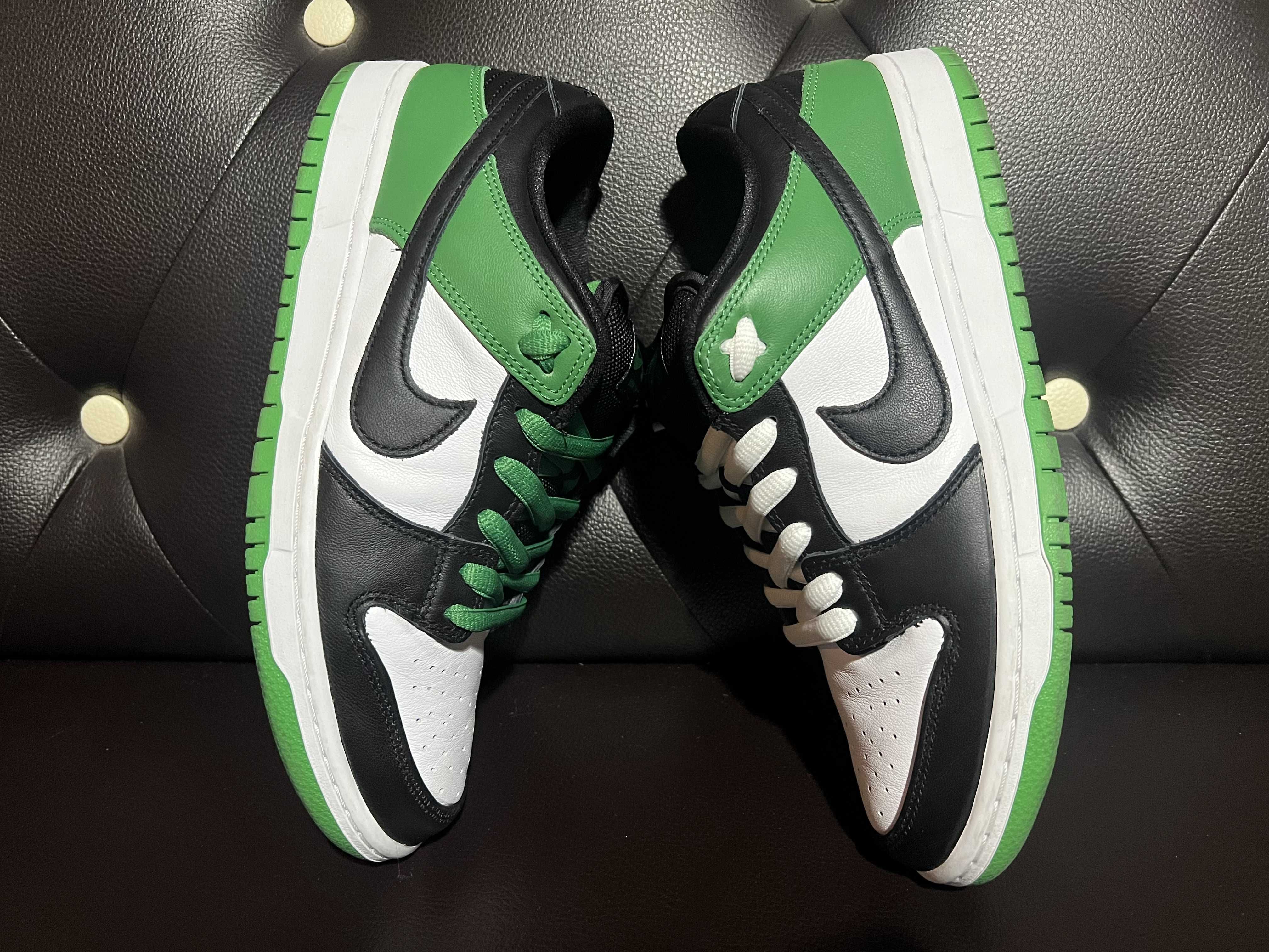 Nike SB Dunk Low Pro "Black and Classic Green"