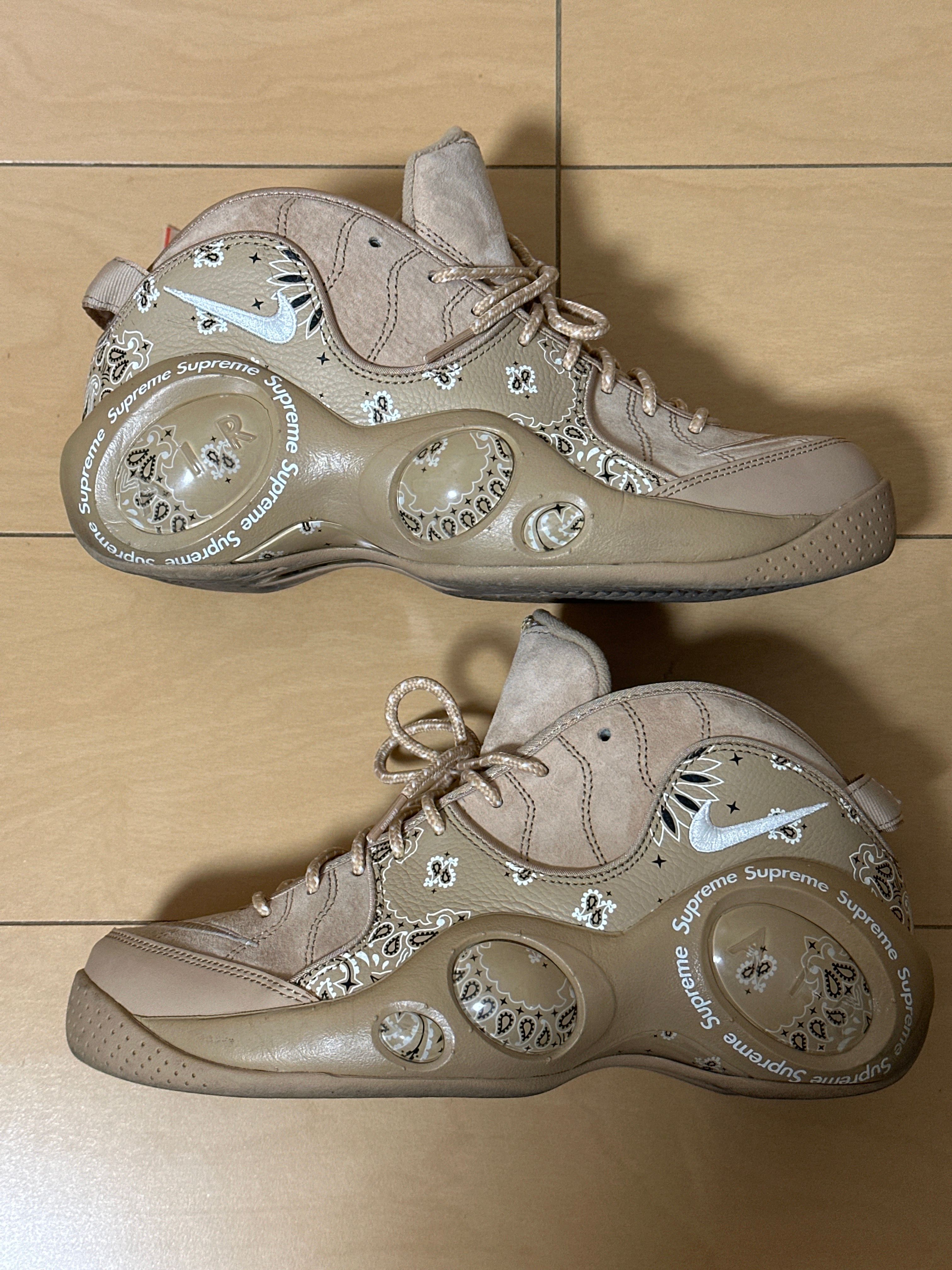 Supreme × Nike Air Zoom Flight 95 SP "Hemp/White"