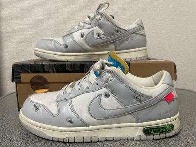 Off-White × Nike Dunk Low "Sail/Neutral Gray"