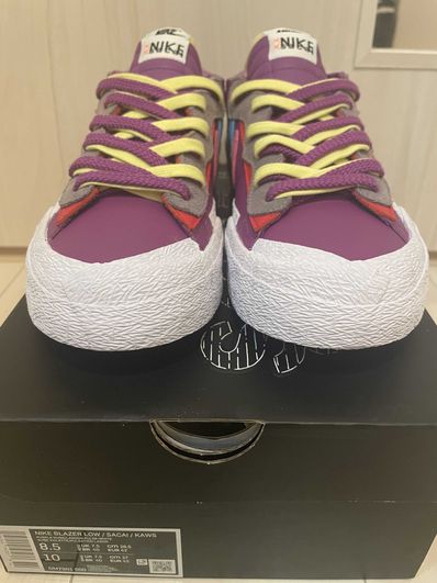 KAWS × sacai × Nike Blazer Low "Purple Dusk"