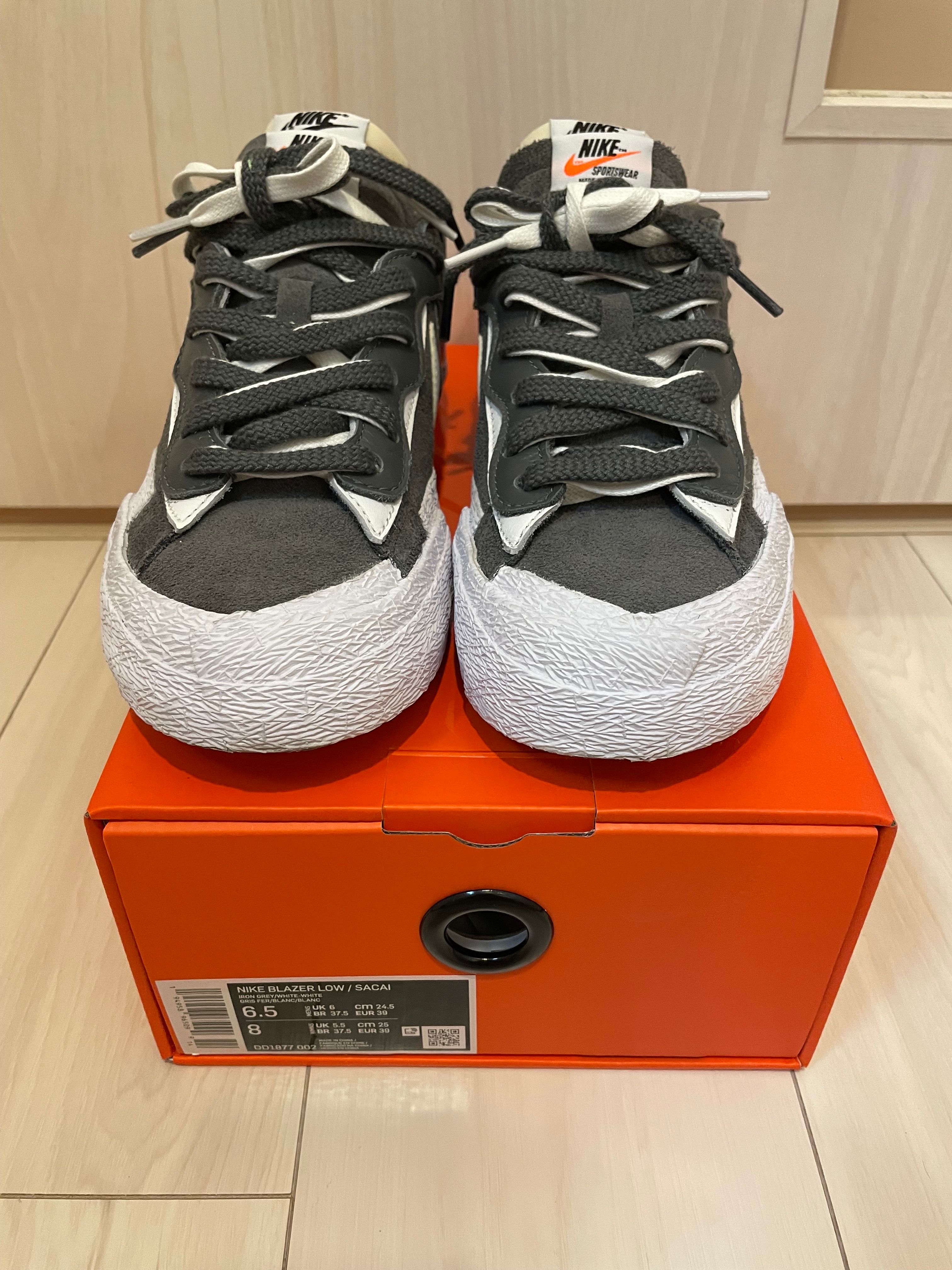 Sacai × Nike Blazer Low "Iron Grey"