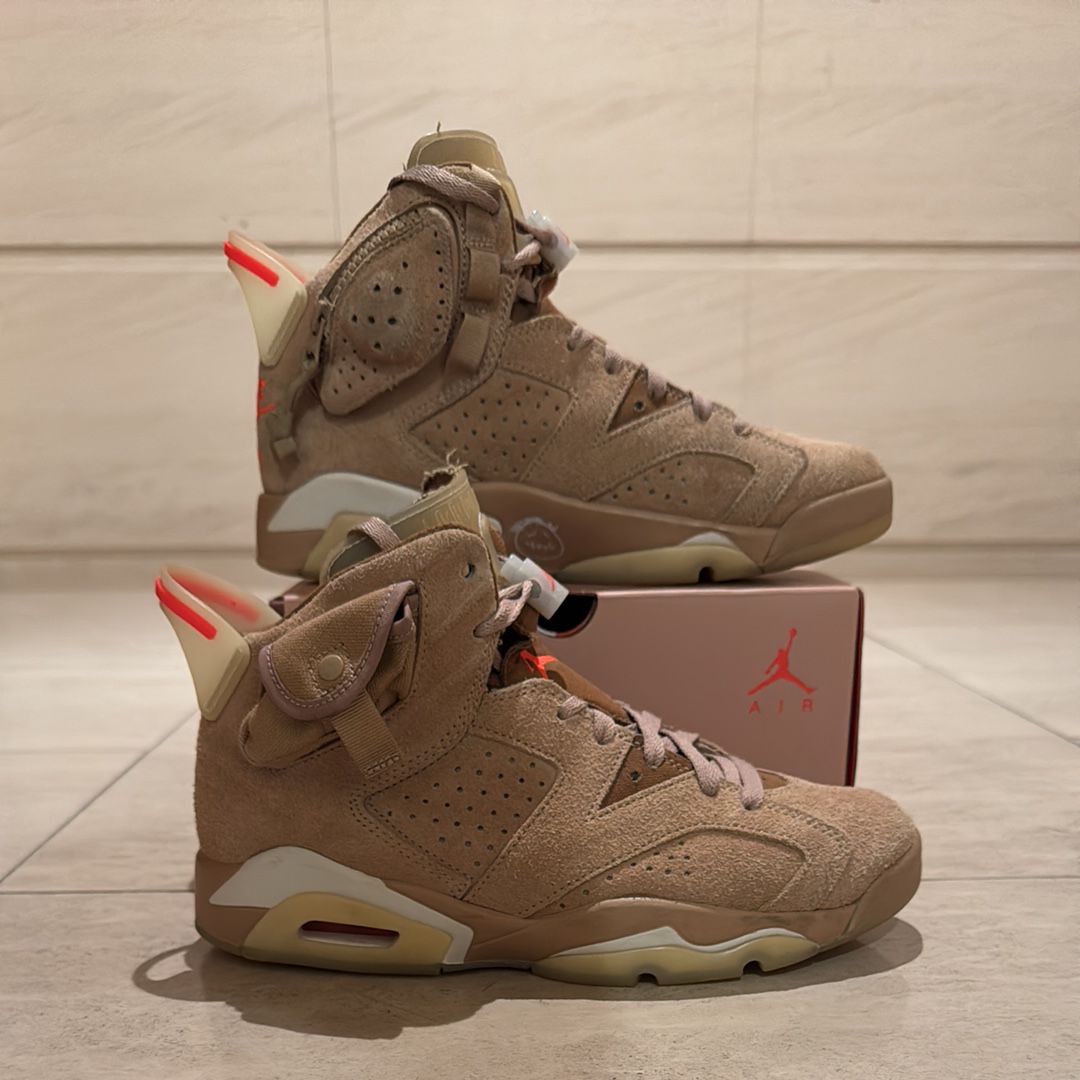 Travis Scott × Nike Air Jordan 6 "British Khaki"