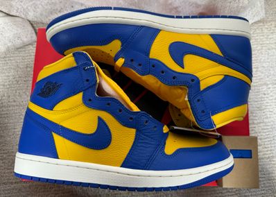 Nike Women's Air Jordan 1 High OG "Game Royal and Varsity Maize"