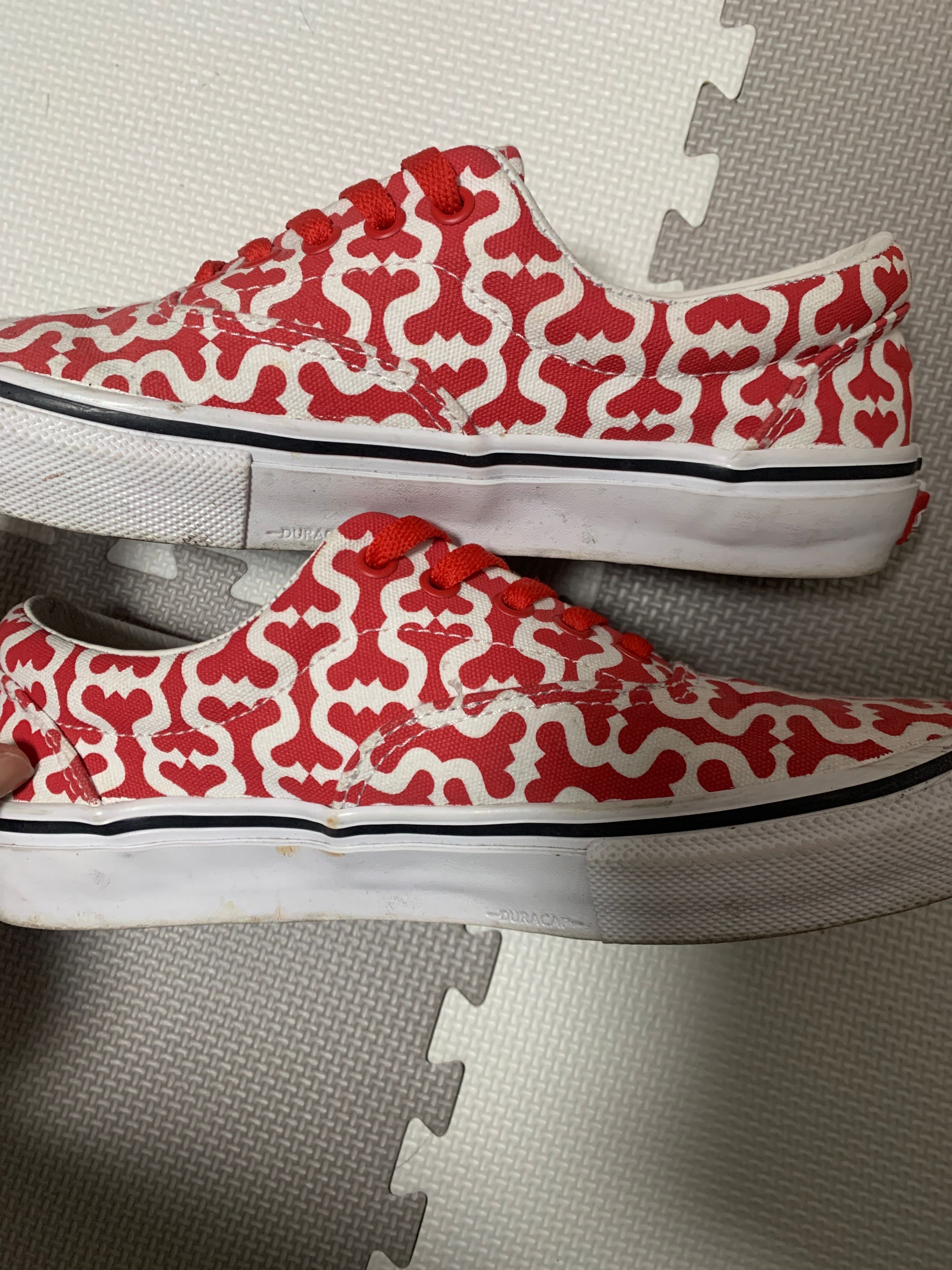 Supreme × Vans Monogram S Logo Skate ERA "Red"