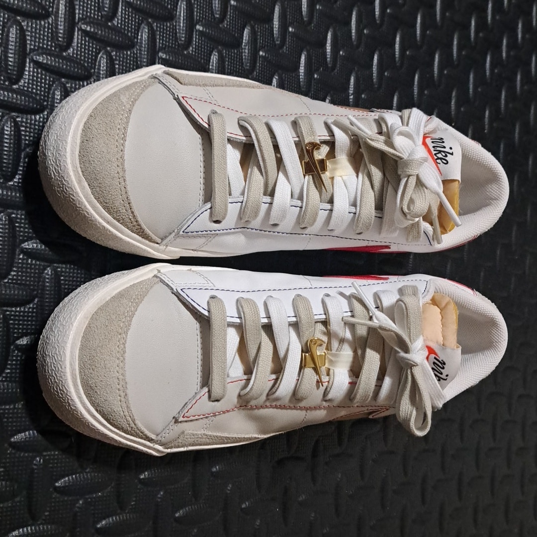 Nike Blazer Low 77 "Grey White Removable Swoosh"