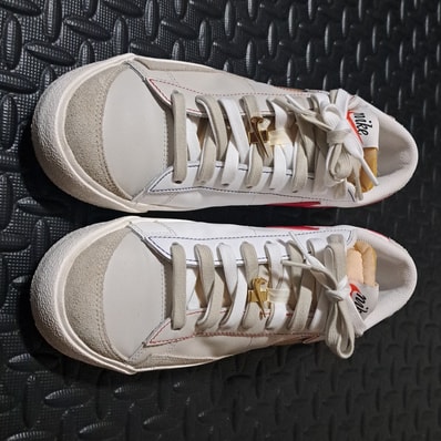 Nike Blazer Low 77 "Grey White Removable Swoosh"