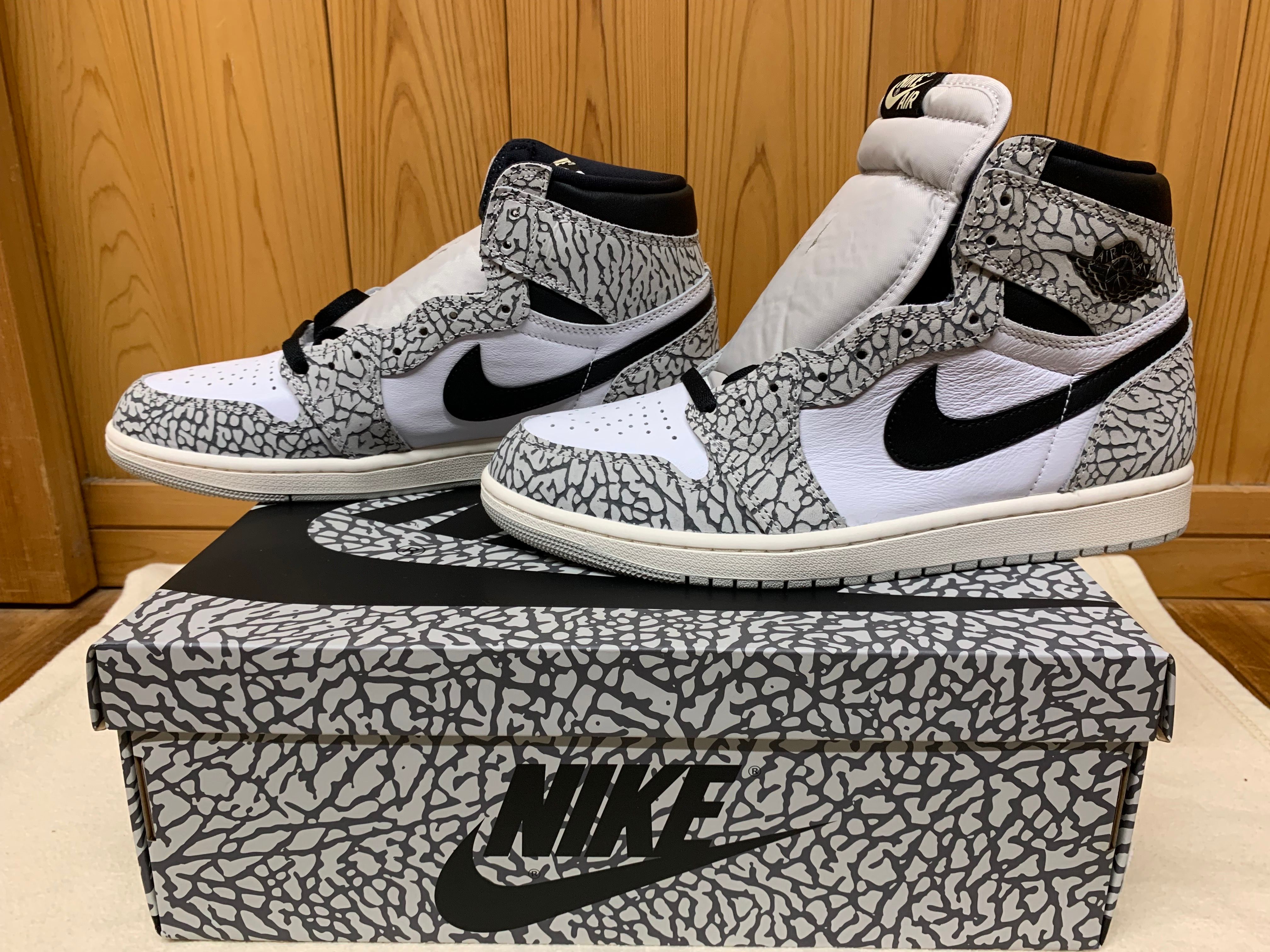 Nike Air Jordan 1 High OG "White Cement/Safari"