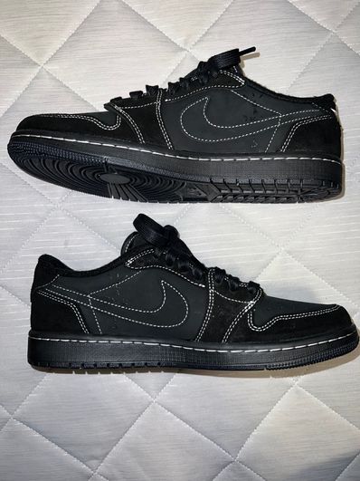 Travis Scott × Nike Air Jordan 1 Low OG SP "Black Phantom"