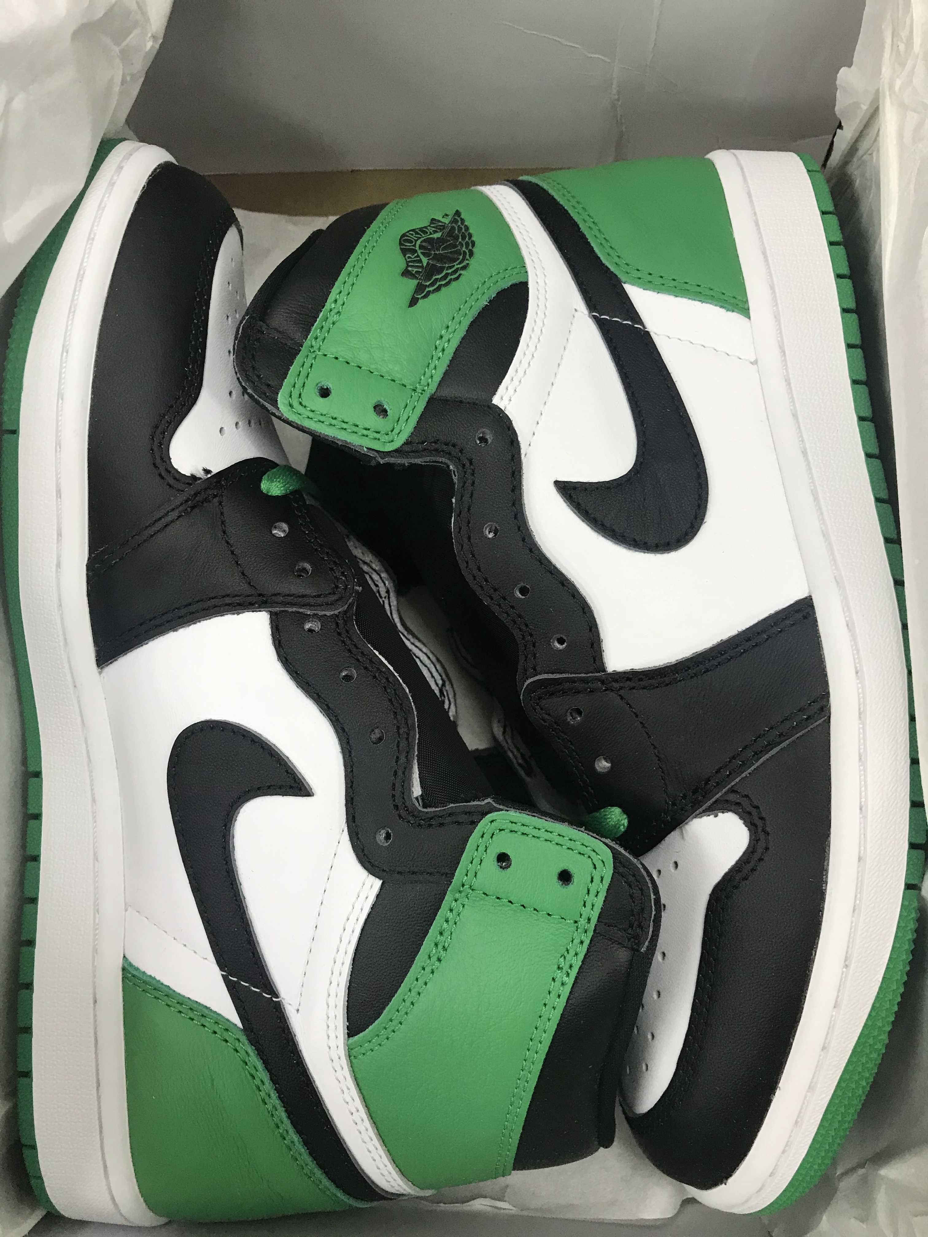 Nike Air Jordan 1 Retro High OG "Celtics/Black and Lucky Green" (2023)