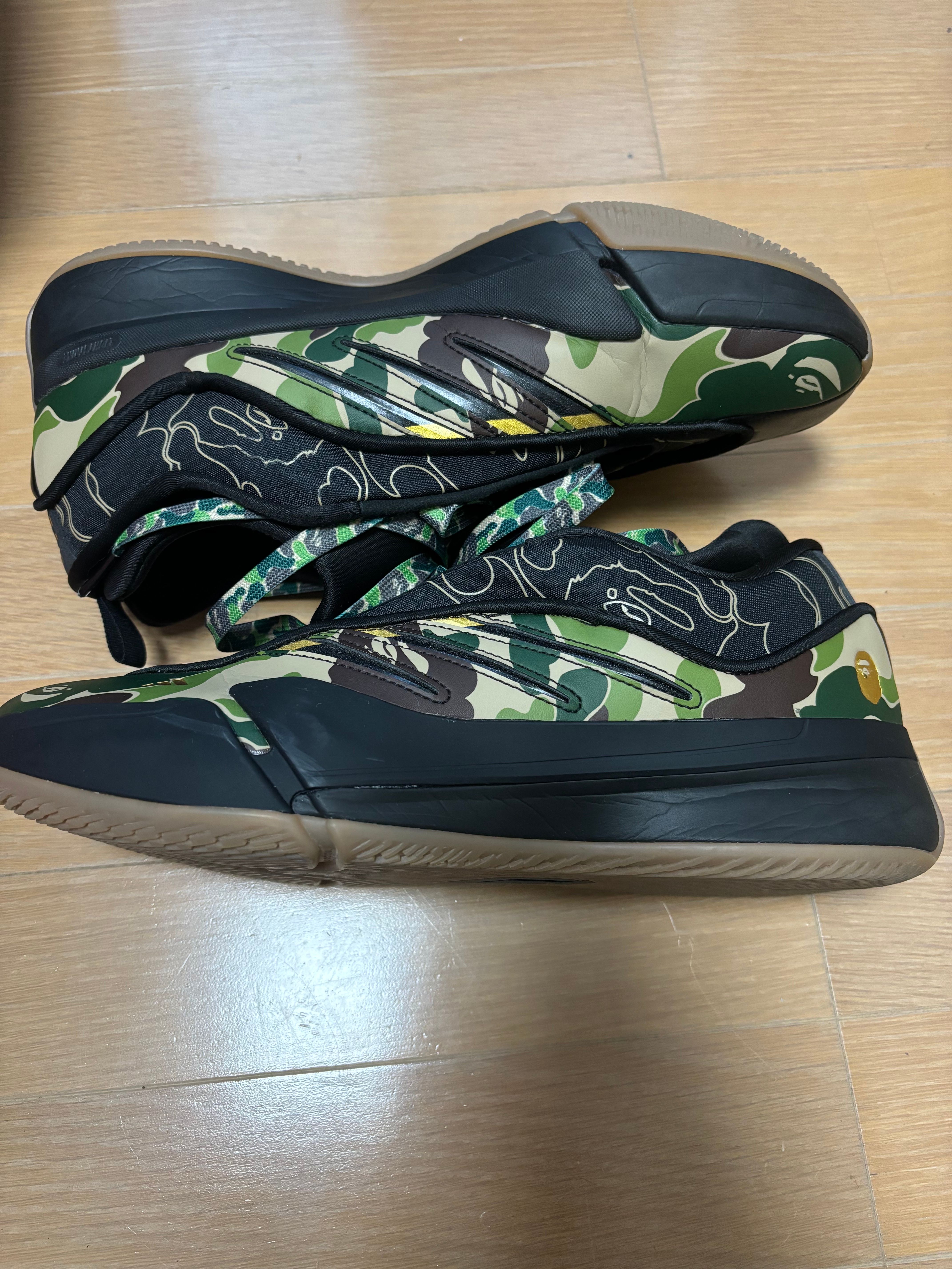 A BATHING APE × adidas Dame 9 "Core Black"