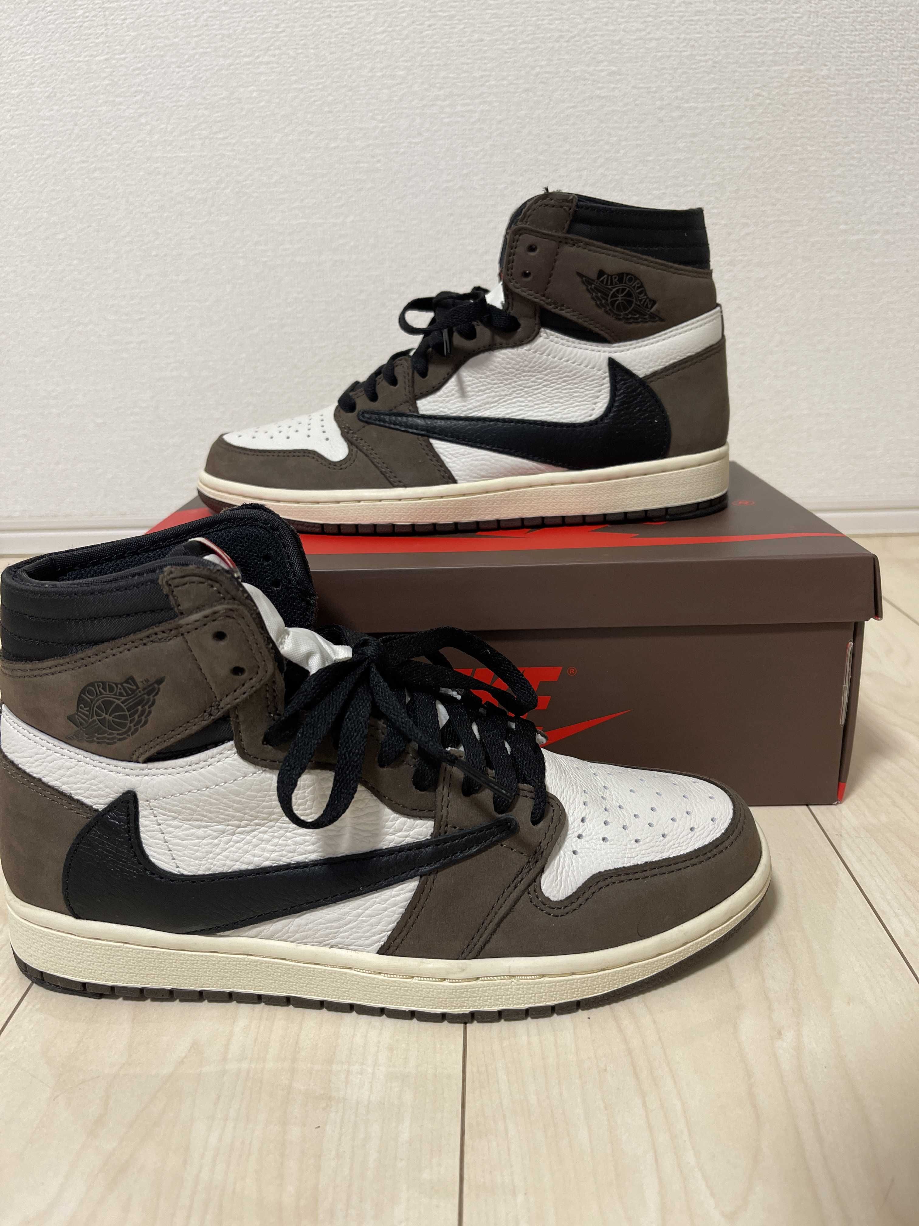 Travis Scott × Nike Air Jordan 1 Retro High OG TS SP "Sail/Dark Mocha"
