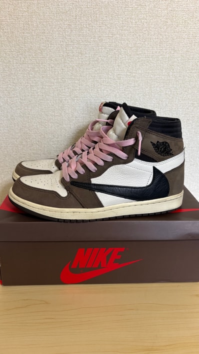 Travis Scott × Nike Air Jordan 1 Retro High OG TS SP "Sail/Dark Mocha"