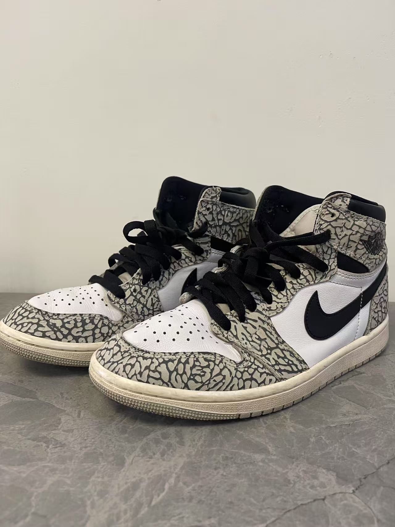 Nike Air Jordan 1 High OG "White Cement/Safari"