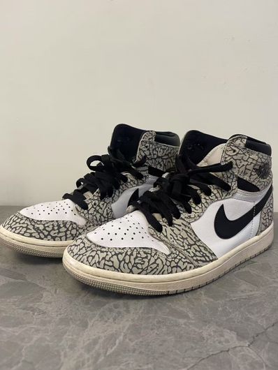 Nike Air Jordan 1 High OG "White Cement/Safari"