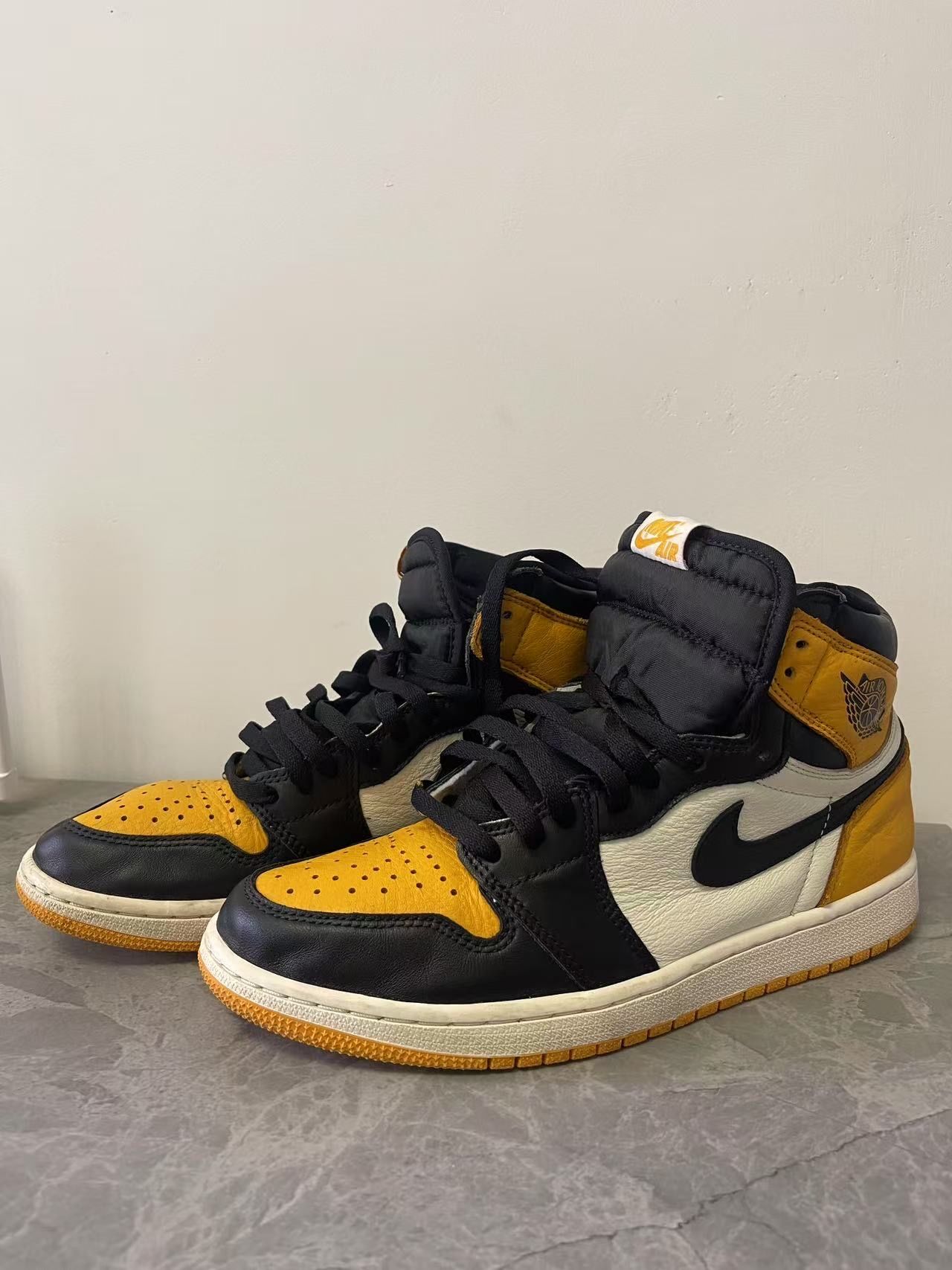 スニーカー Nike Jordan 1 Retro High OG TD Taxi 15cm Nike TD Air Jordan 1 Retro High OG 