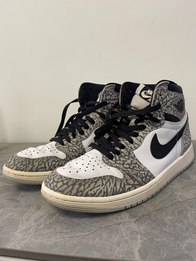Nike Air Jordan 1 High OG "White Cement/Safari"