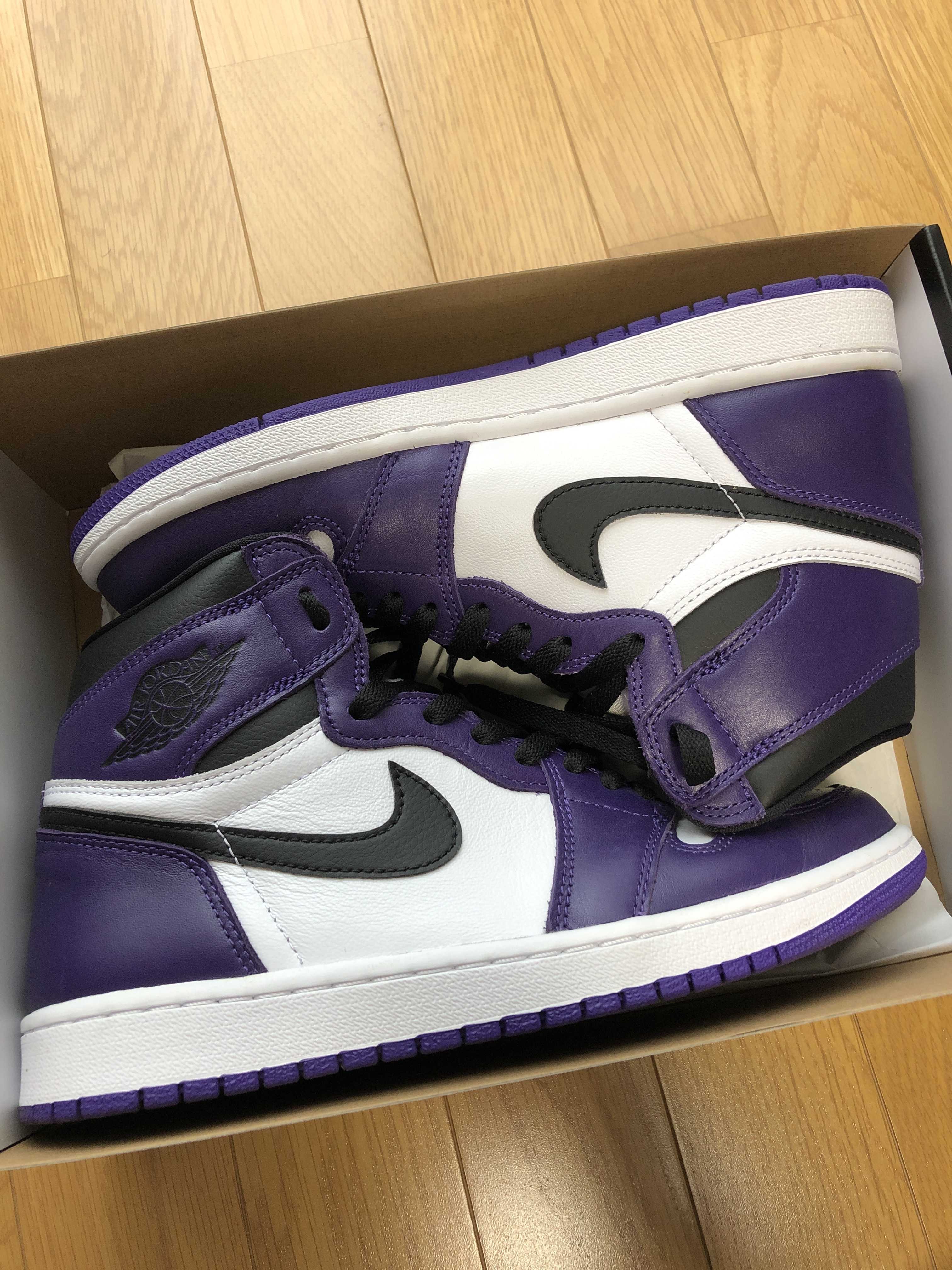 Nike Air Jordan 1 Retro High OG "Court Purple White/Black" (2020)   