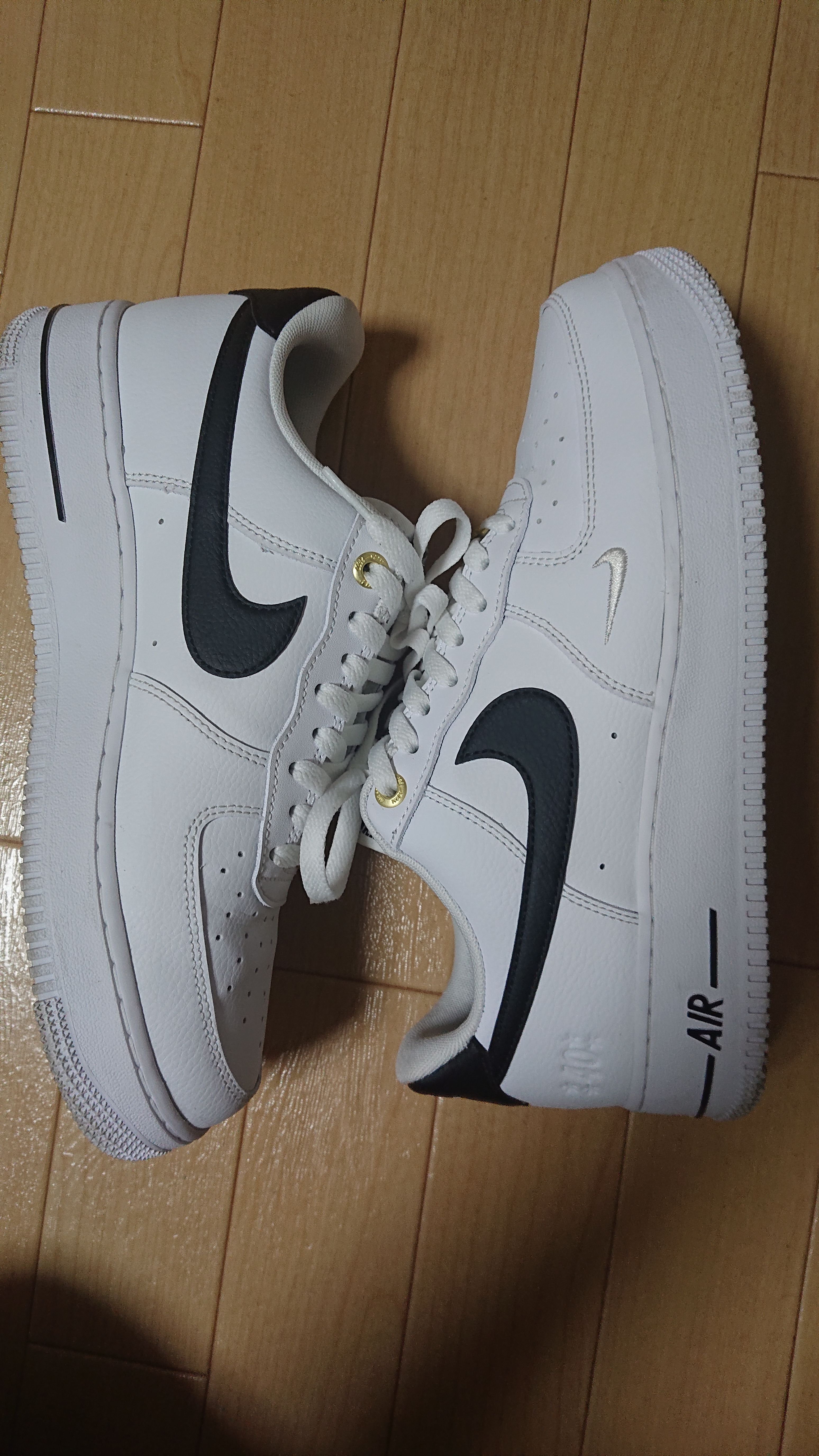 Nike Air Force 1 Low '07 LV8 40th Anniversary "Black/White-Metallic Gold"