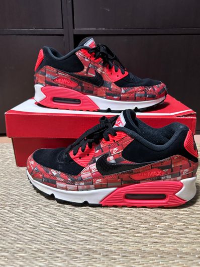 ATMOS × NIKE AIR MAX 90 RED WE LOVE NIKEの新品/中古フリマ(通販