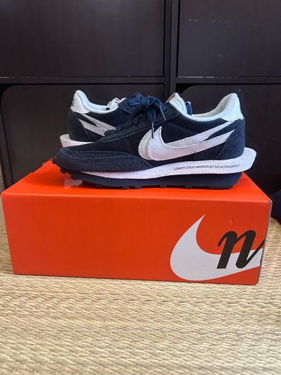 Fragment × sacai × Nike LD Waffle "Blackended Blue"