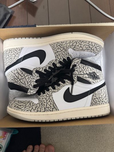 Nike Air Jordan 1 High OG "White Cement/Safari"