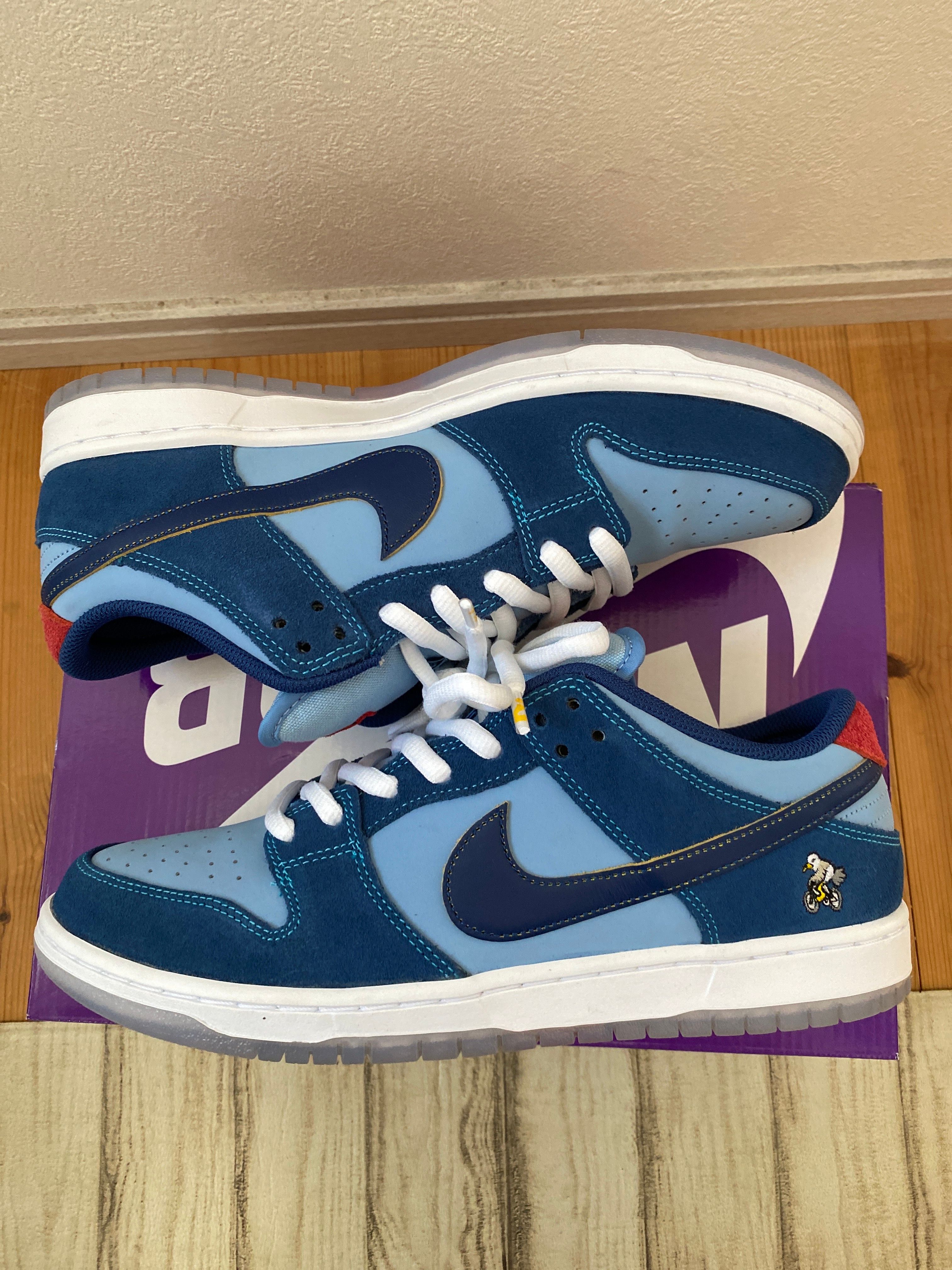 Why So Sad? × Nike SB Dunk Low "Coastal Blue/Speed Yellow-University Red"