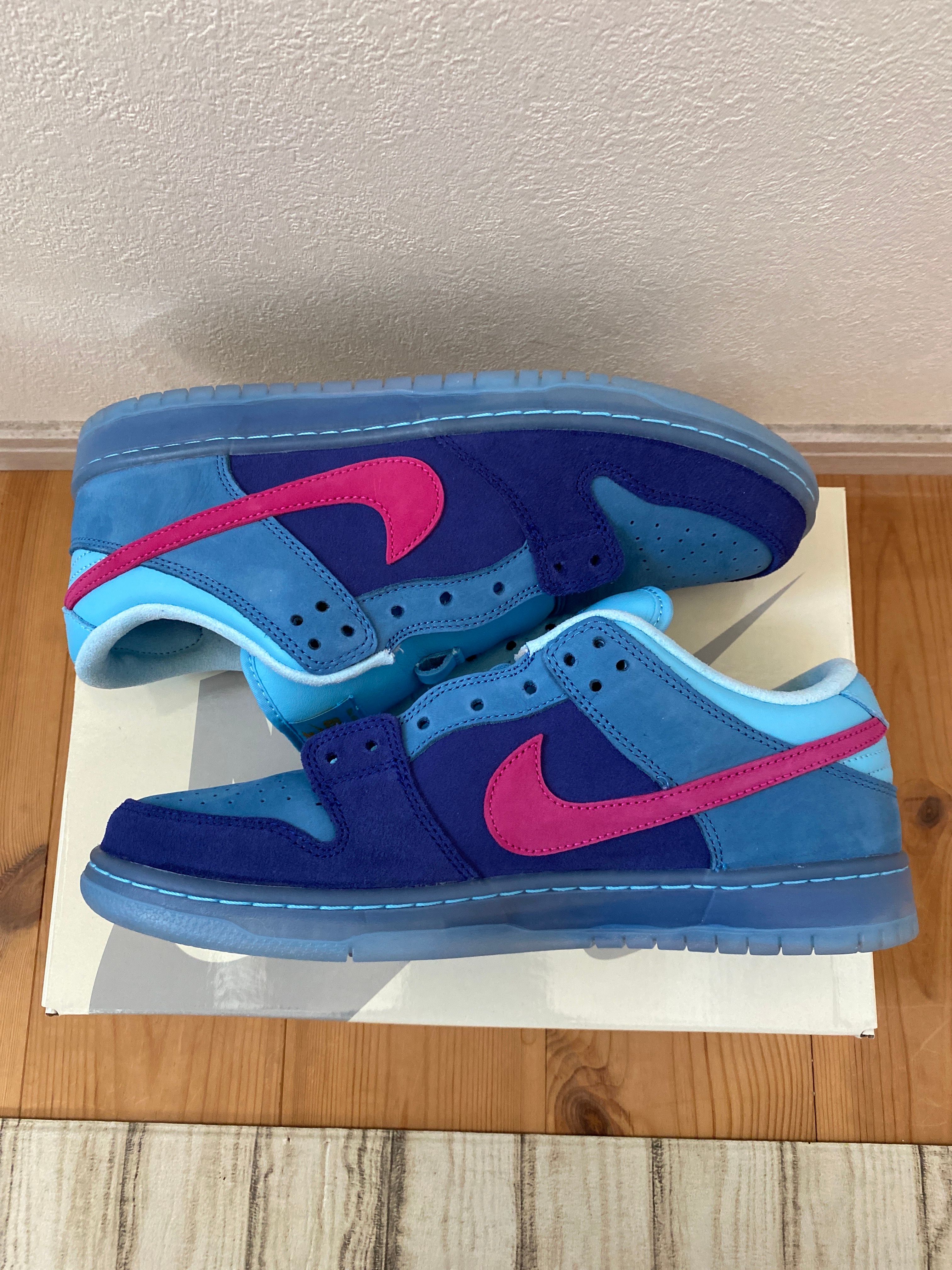 Run The Jewels × Nike SB Dunk Low "Deep Royal Blue and Active Pink"