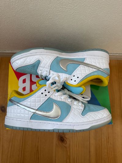 FTC × Nike SB Dunk Low "White/Blue"