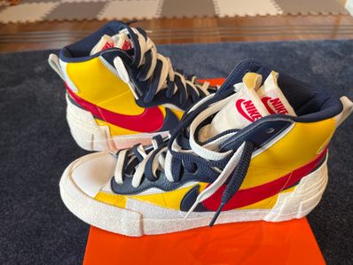 sacai × Nike Blazer Mid "Varsity Maize/Varsity Red"