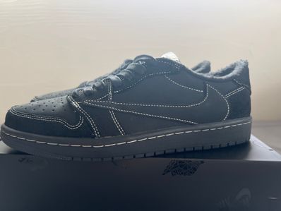 Travis Scott × Nike Air Jordan 1 Low OG SP "Black Phantom"