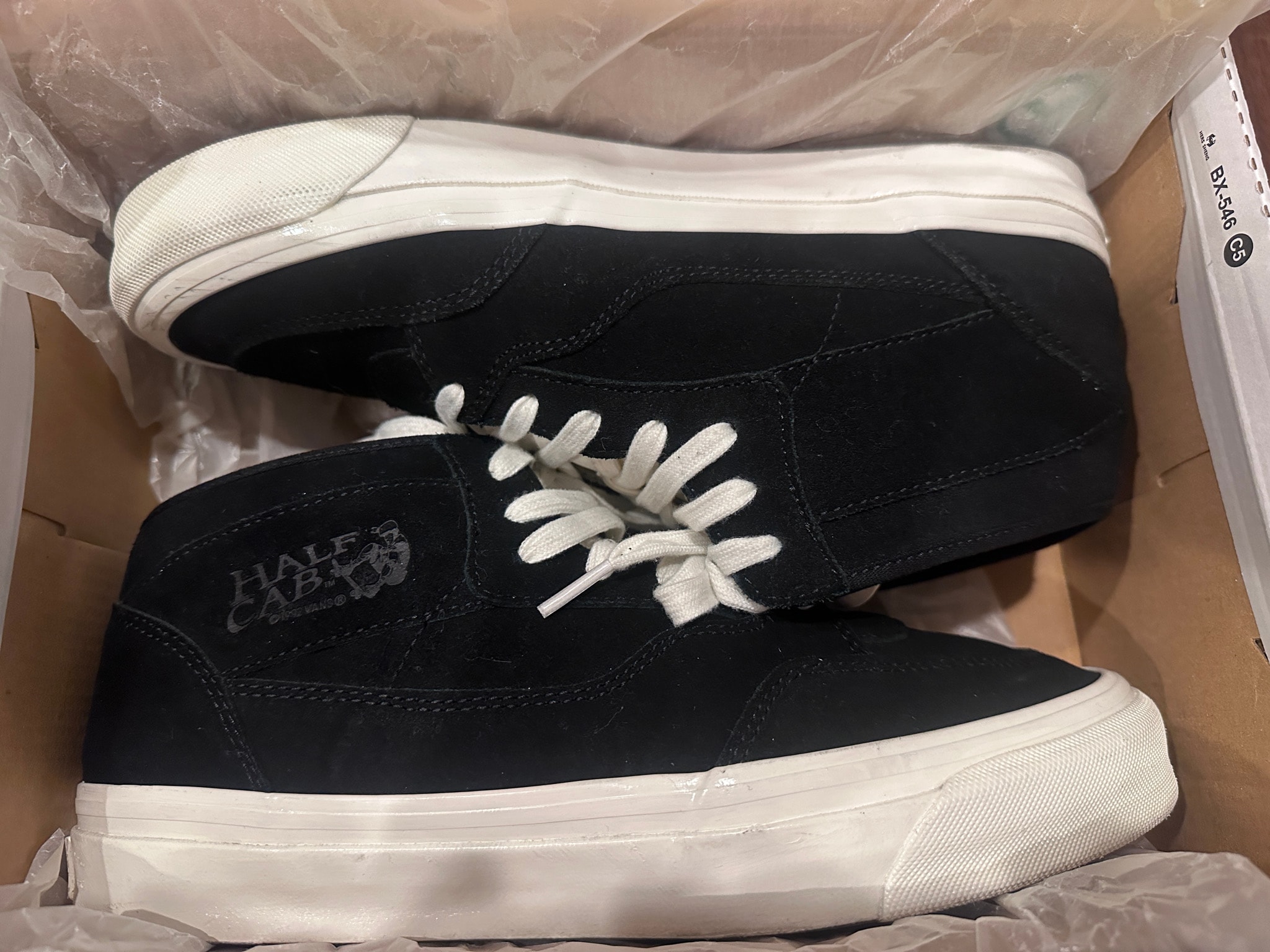 JJJJound × OTW by Vans Half Cab "Black"