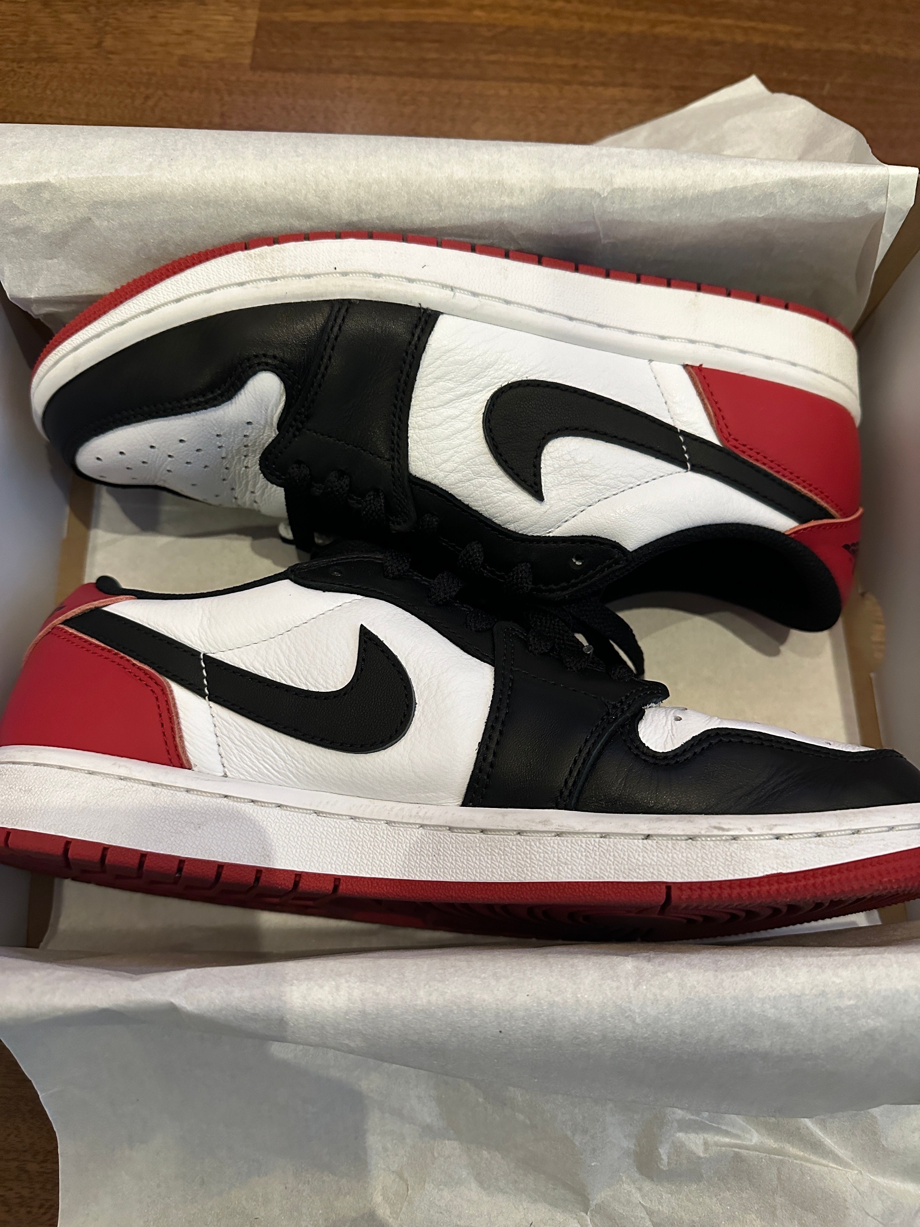 Nike Air Jordan 1 Retro Low OG "Black Toe"