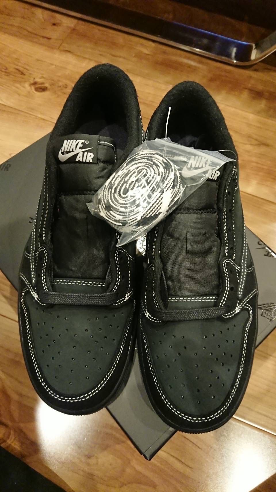 Travis Scott × Nike Air Jordan 1 Low OG SP "Black Phantom"