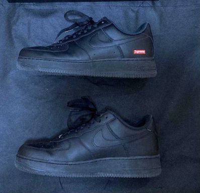 Supreme × Nike Air Force 1 Low "Black"