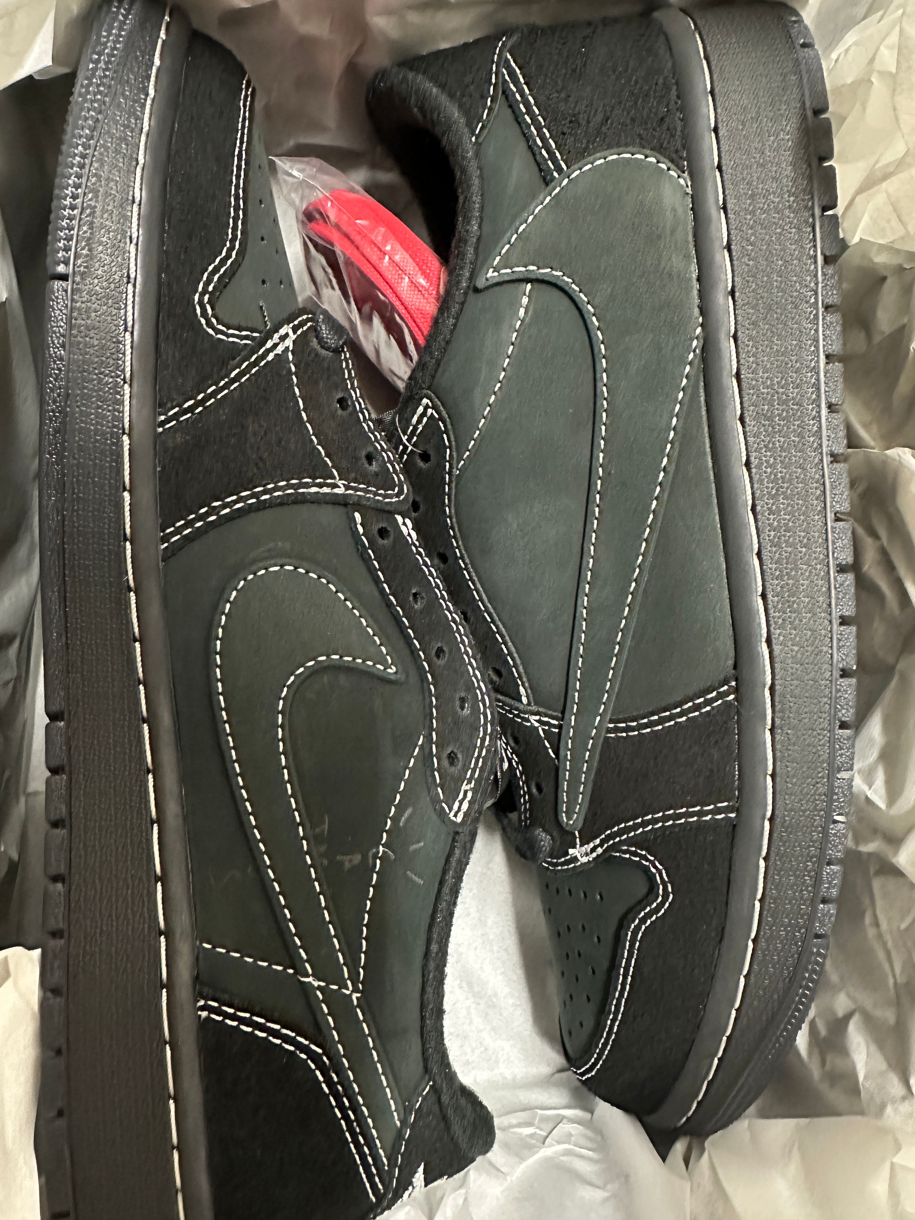 Travis Scott × Nike Air Jordan 1 Low OG SP "Black Phantom"