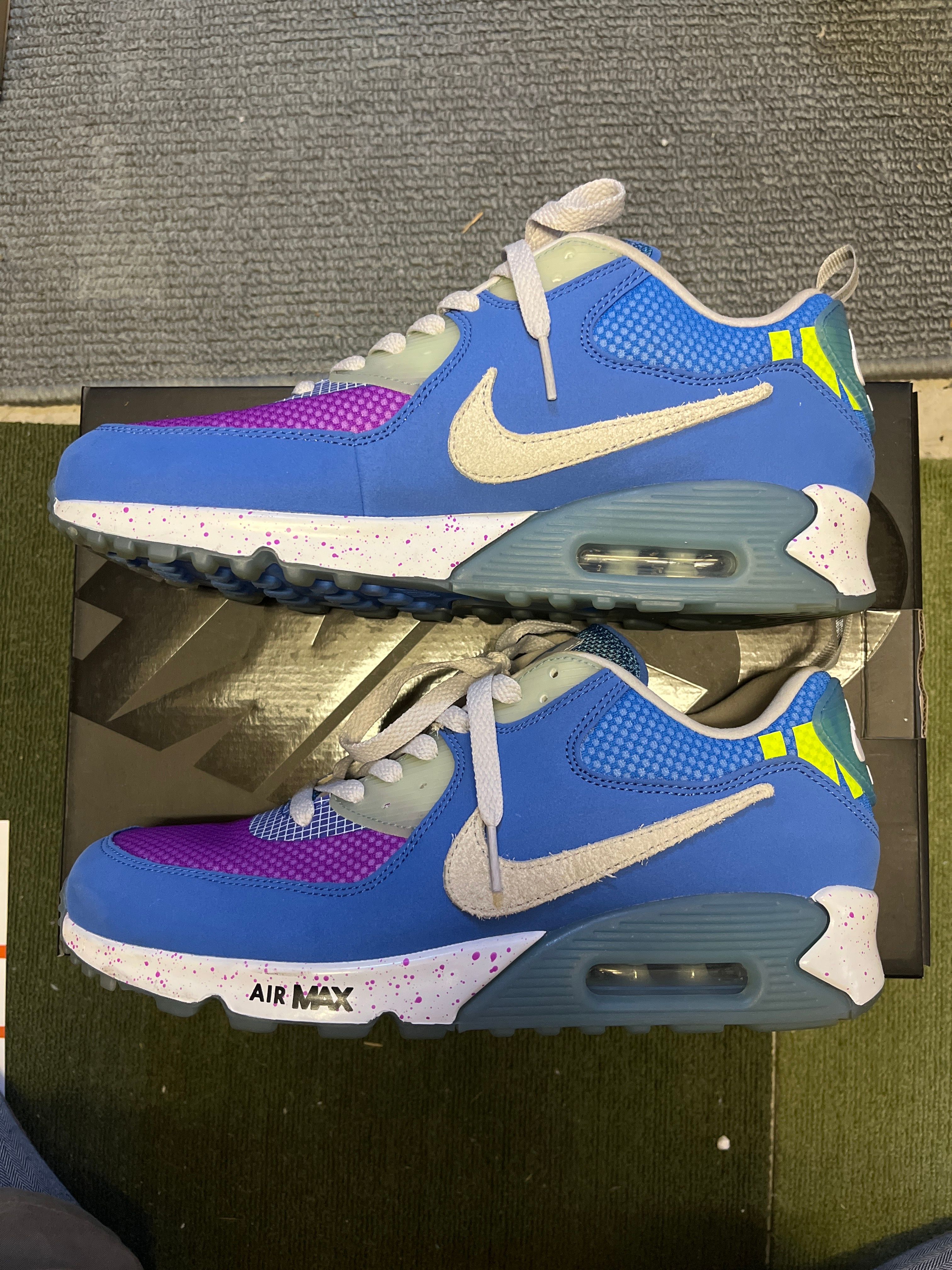 UNDEFEATED × Nike Air Max 90 "Blue/Purple"