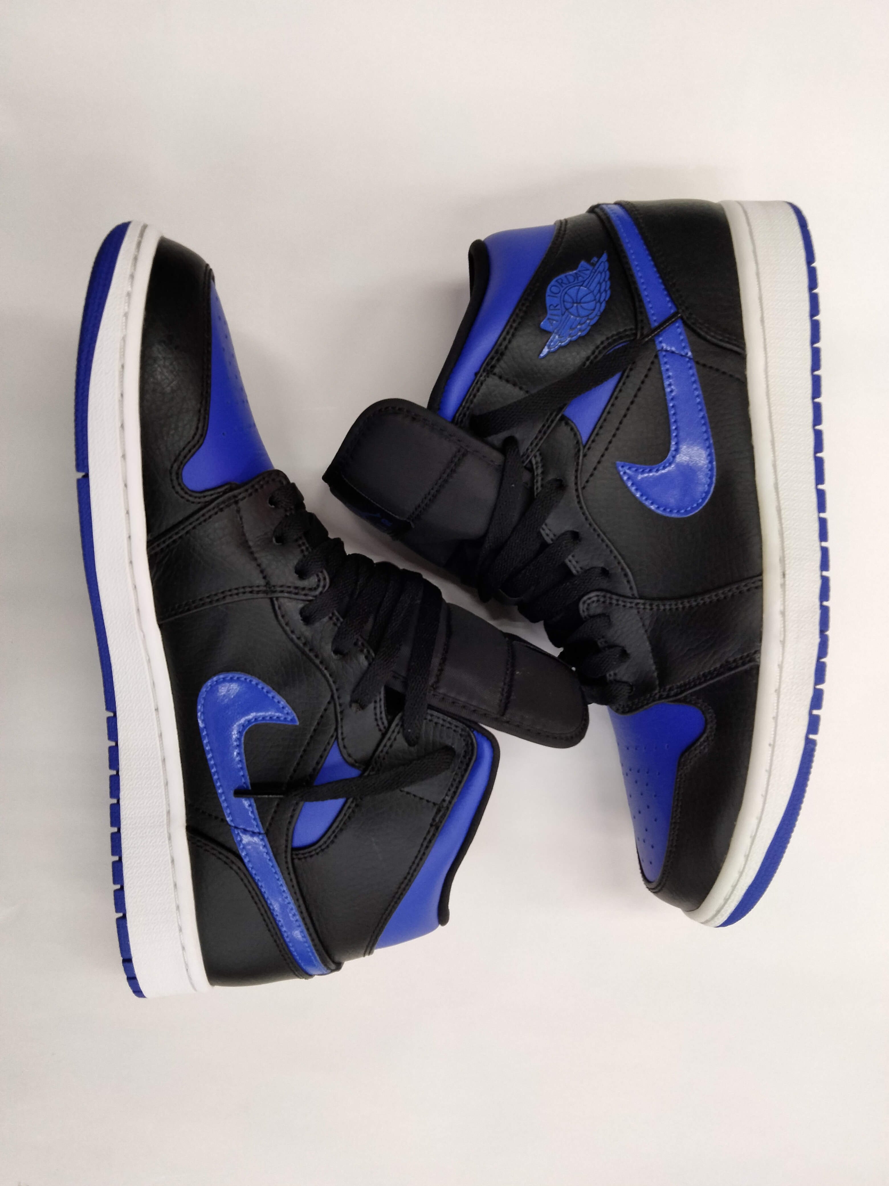 NIKE AIR JORDAN 1 MID "BLACK/BLUE"