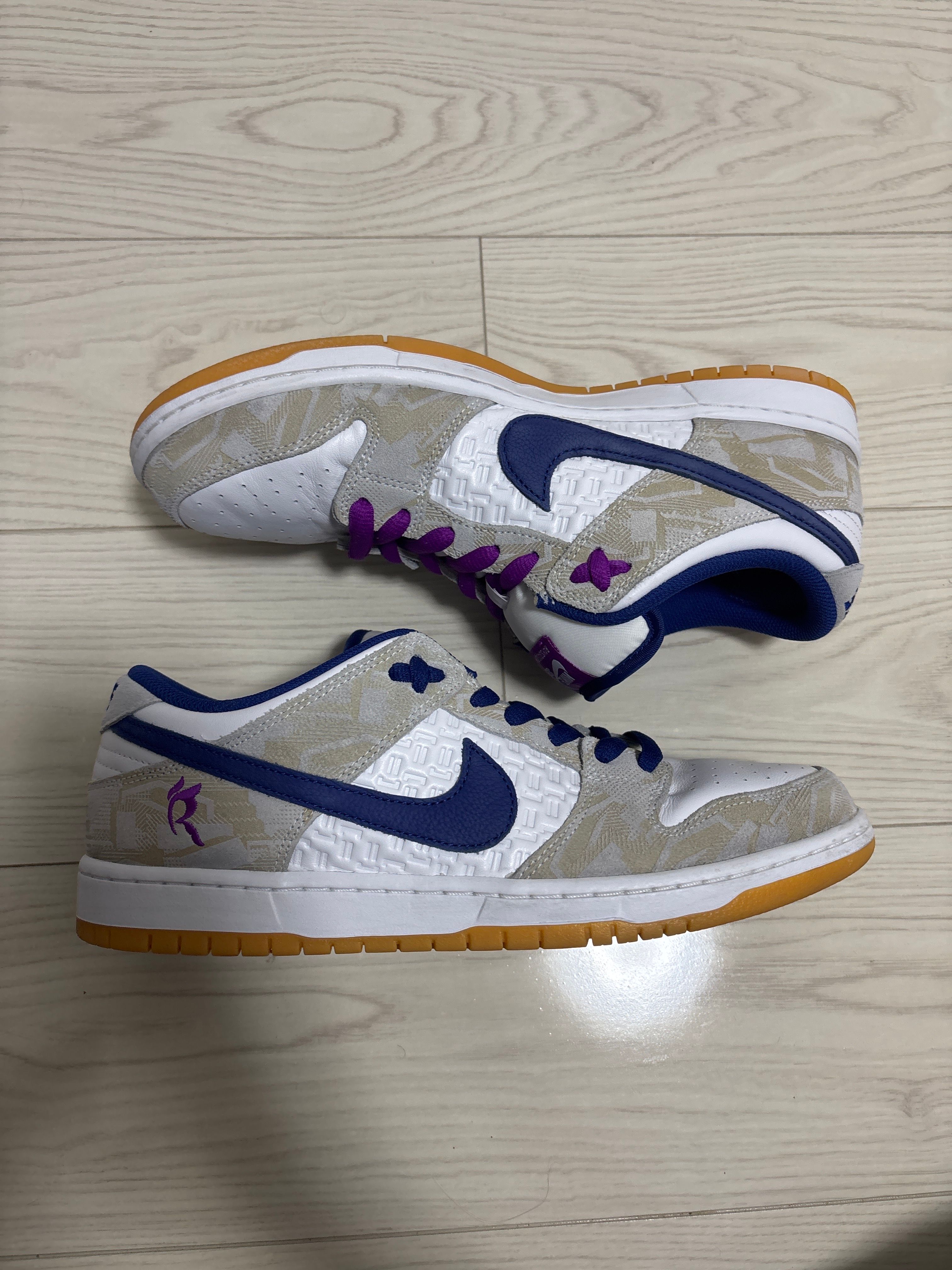 Rayssa Leal × Nike SB Dunk Low PRM "Pure Platinum and Vivid Purple"