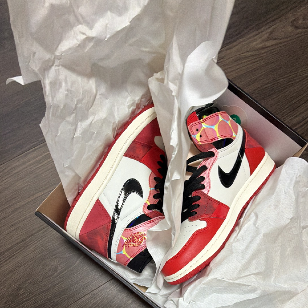 Spider-Man × Nike Air Jordan 1 Retro High OG SP "Spider-Man: Across the Spider-Verse/University Red"