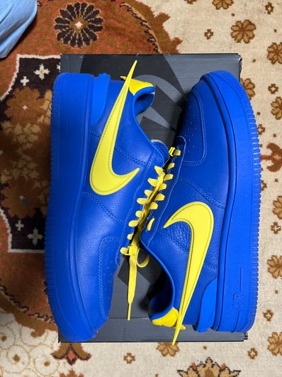 AMBUSH × Nike Air Force 1 Low "Game Royal and Vivid Sulfur"