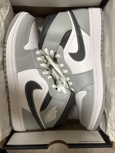 Nike Air Jordan 1 Mid "Grey White/Anthracite"
