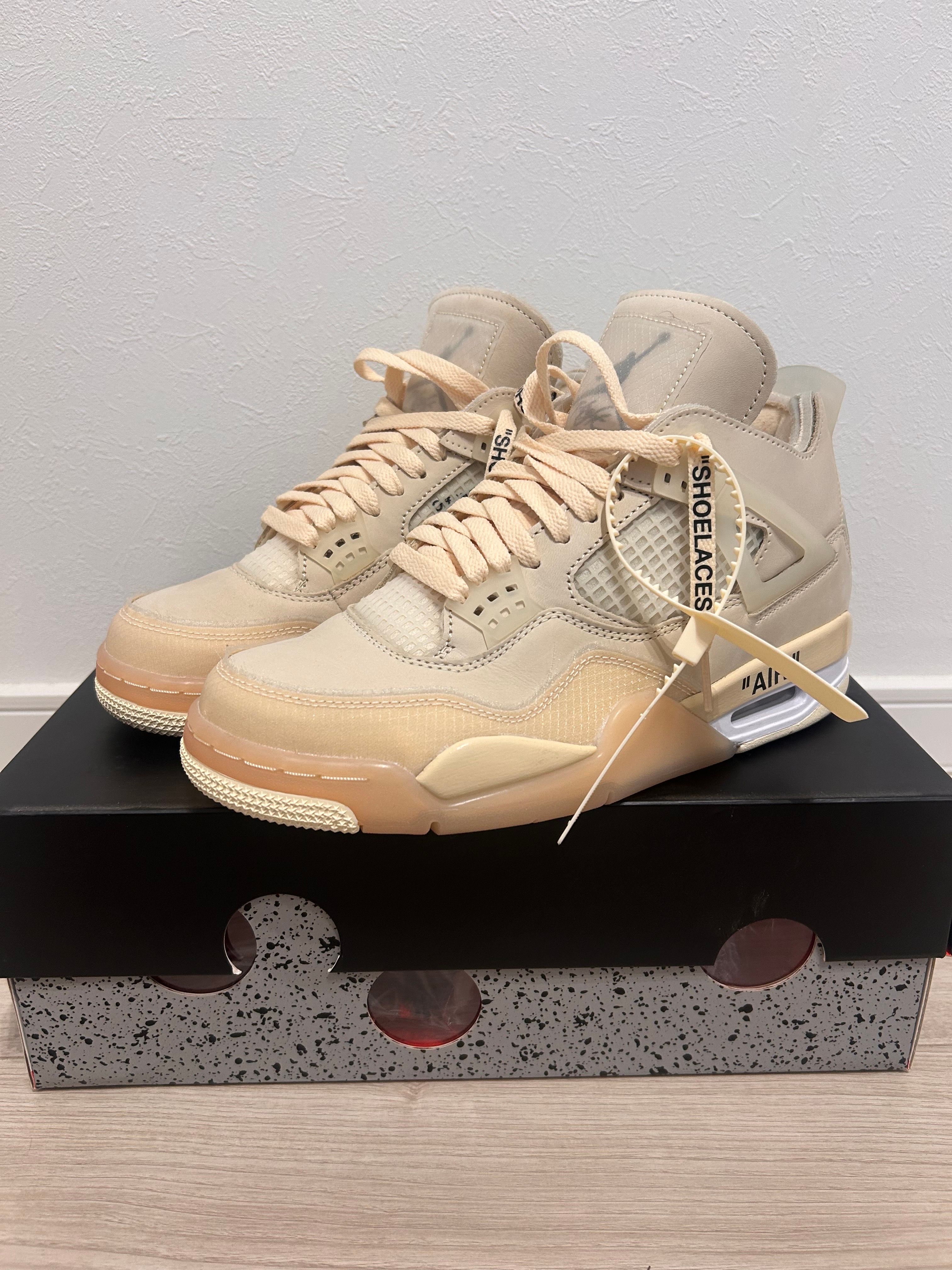 Off-White × Nike Women's Air Jordan 4 SP "Sail"