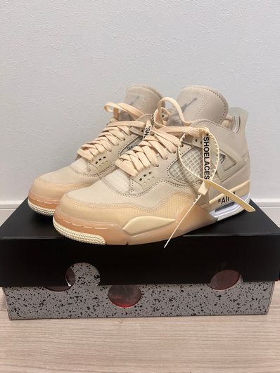 Off-White × Nike Women's Air Jordan 4 SP "Sail"