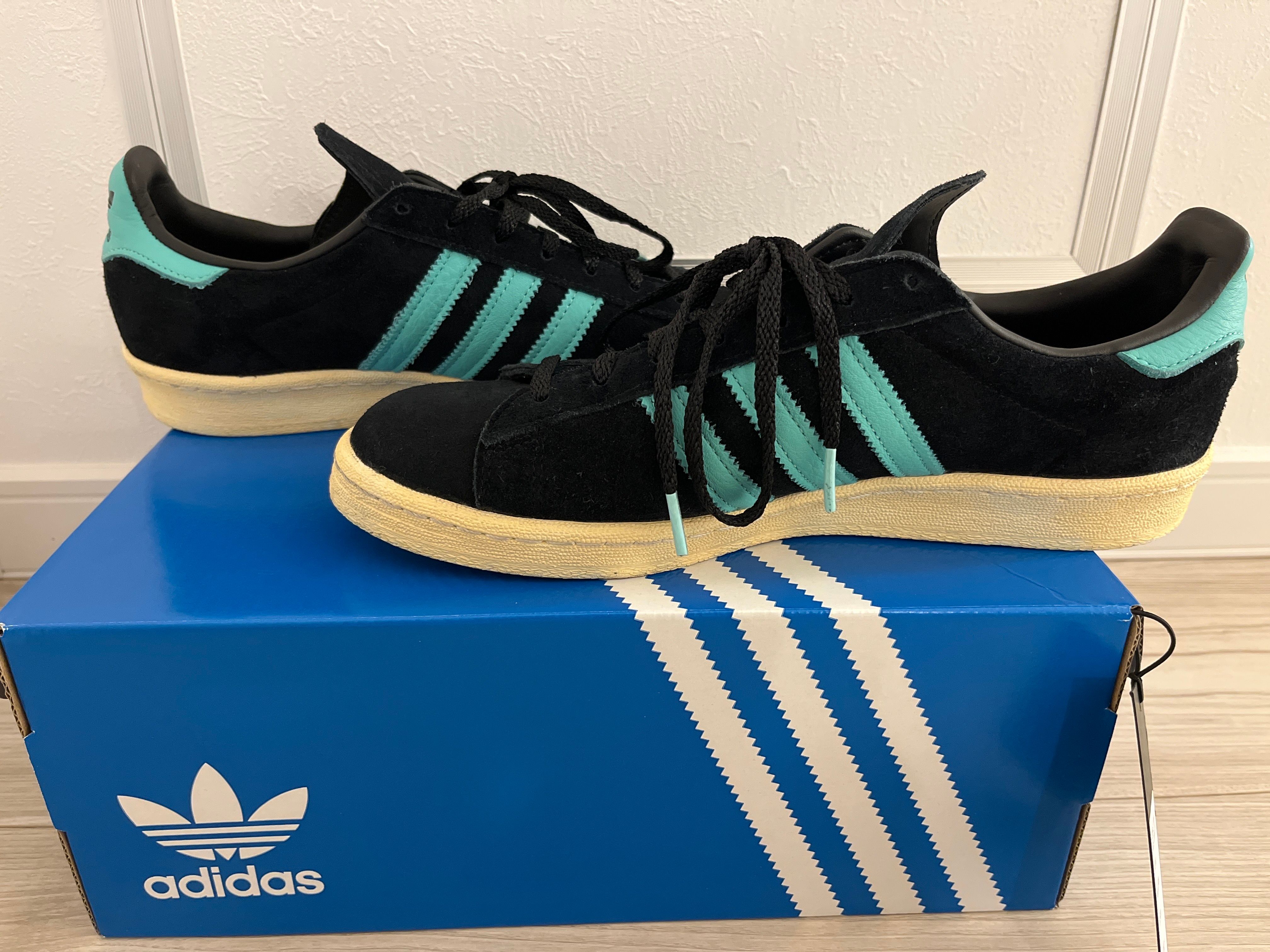 WIND AND SEA × atmos × adidas Campus 80 "Black"